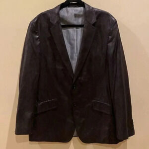 Men's Andrew Fezza Blazer Baxter Faux Suede Black